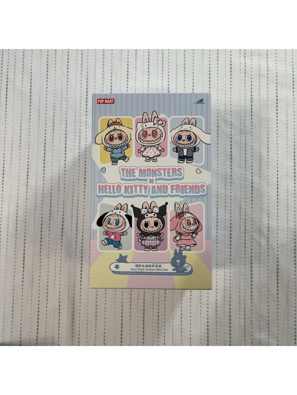 The Monsters X Hello Kitty And Friends Plush Pendant Blind Box New Authentic